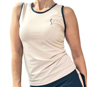 POLERA NALANI beige/azul
