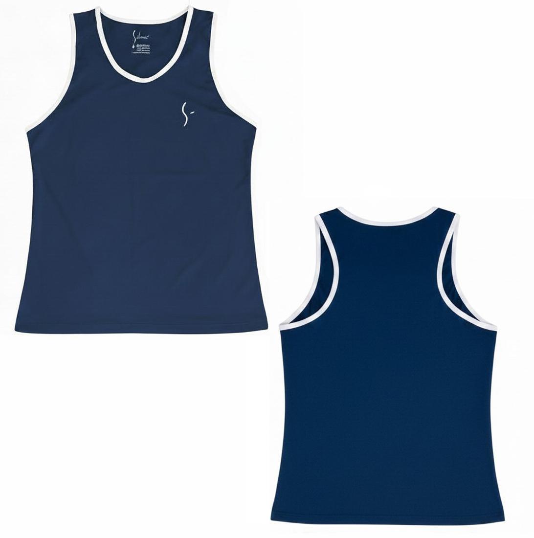 POLERA NALANI azul/blanco - Imagen 2