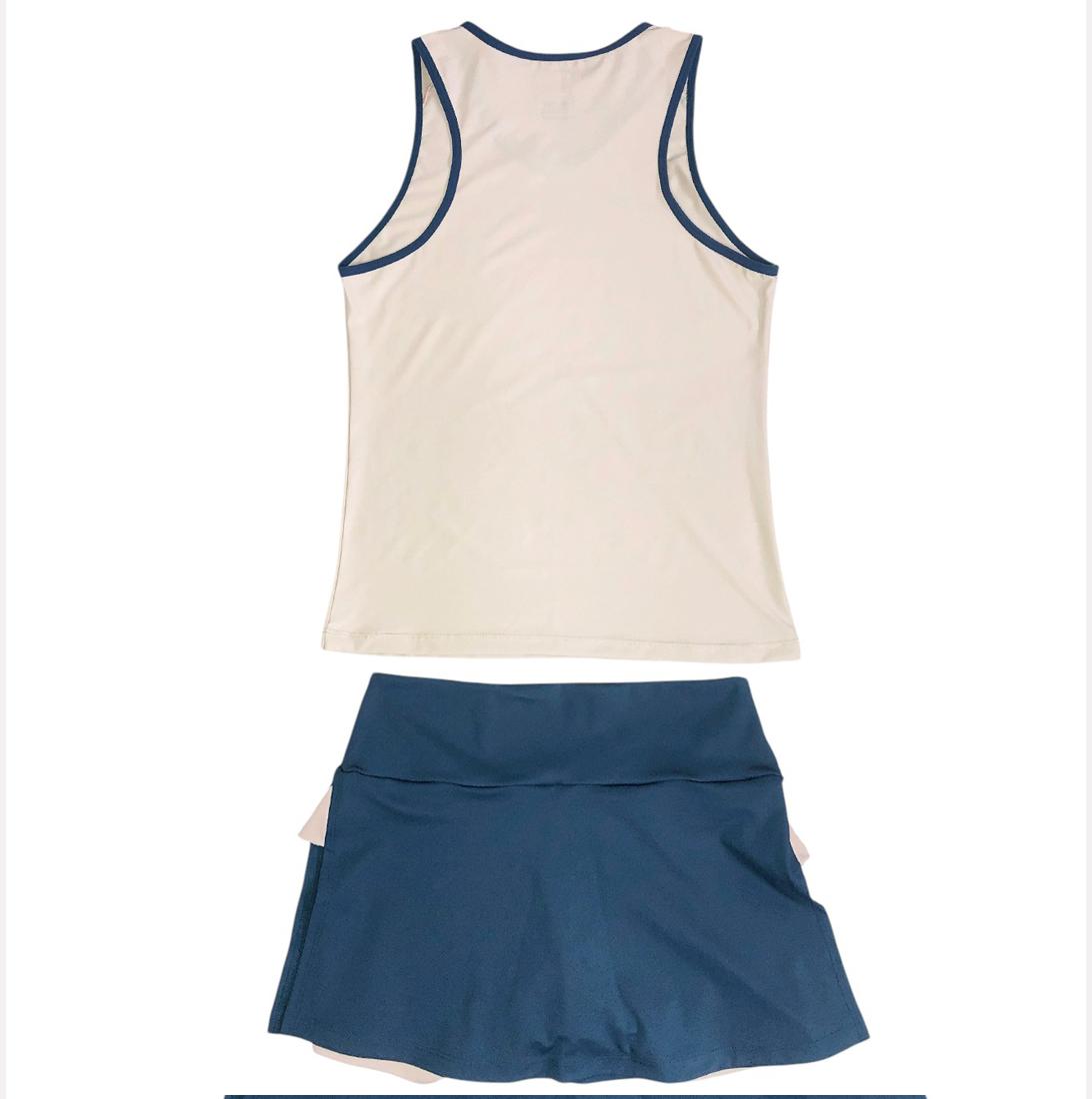 POLERA NALANI beige/azul - Imagen 4