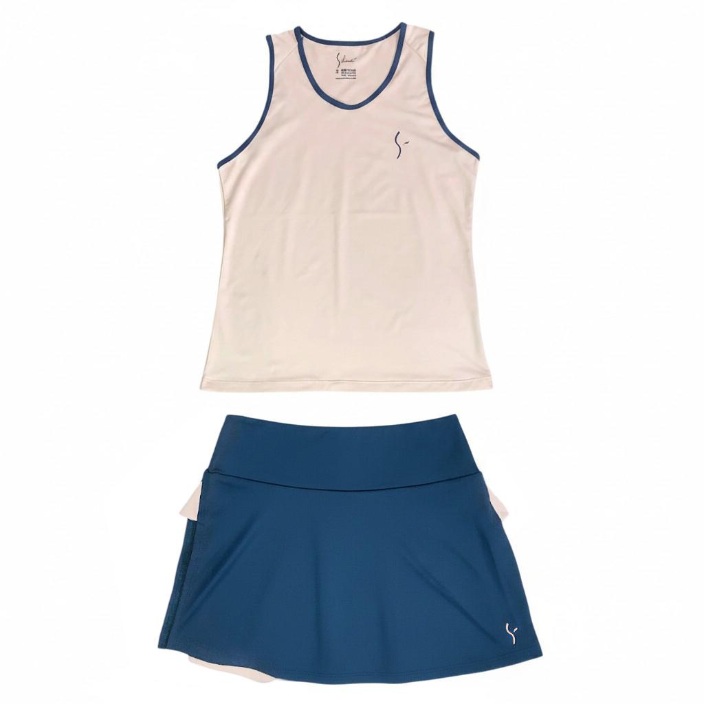 POLERA NALANI beige/azul - Imagen 3