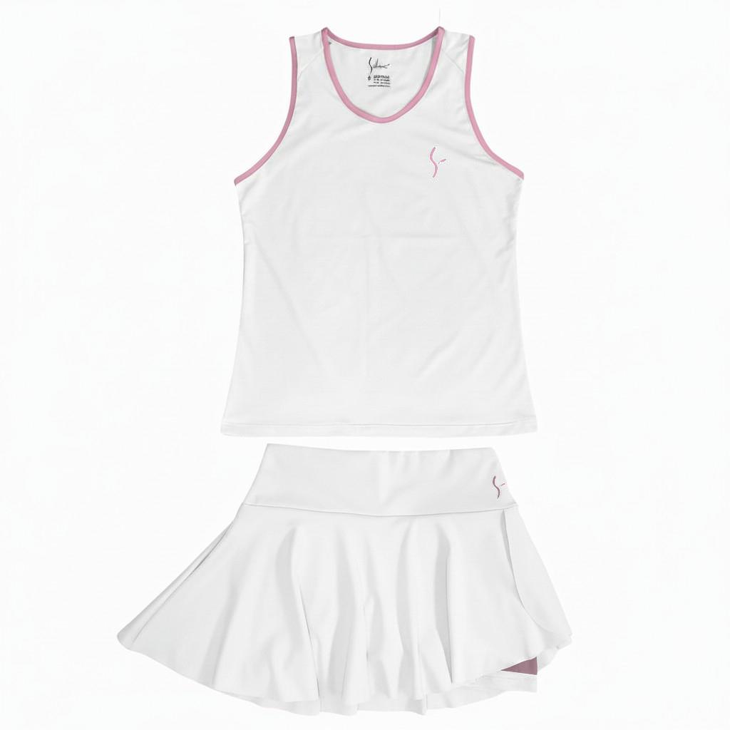 POLERA NALANI blanco/rosa - Imagen 3