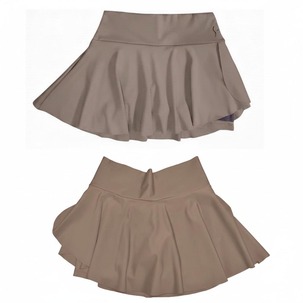 FALDA SHORT TIARE taupe - Imagen 4