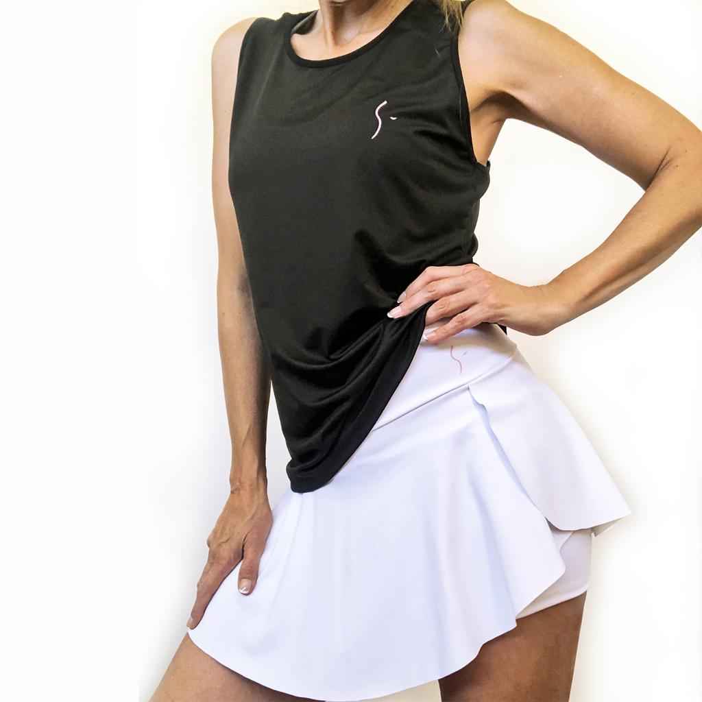FALDA SHORT TIARE blanco